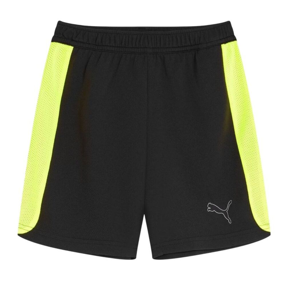 Puma Childrens/Kids Finesse Shorts / Black/Yellow